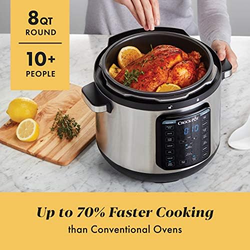 8 Quart Express Crock Multi-Use Pressure Cooker - Curated Catalog B9 YV