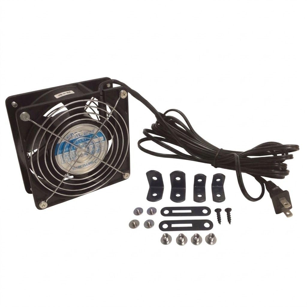 110 CFM 115V Doorway Fan with 15 Ft Cord N457145