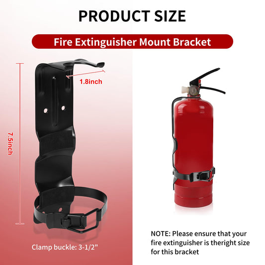 2.5LB Fire Extinguisher Wall Mount Metal Bracket C811