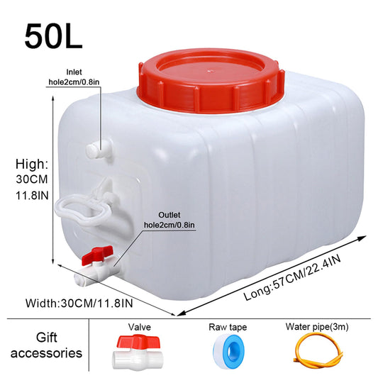 52.8 Gallon Portable Water Storage Container with Spigot L224370