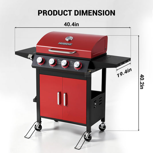4-Burner Propane Gas Grill Y55670