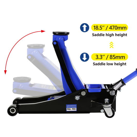 3 Ton Low Profile Steel Hydraulic Floor Jack I819