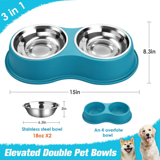 Stainless Steel Non-Slip Dog Bowls V191842