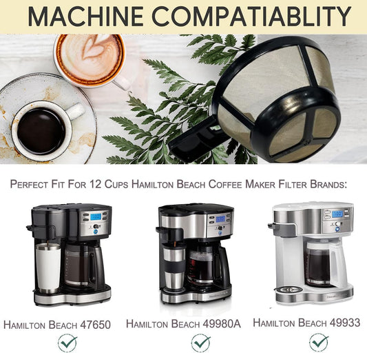 Reusable Coffee Basket Filter 2PCS T9022