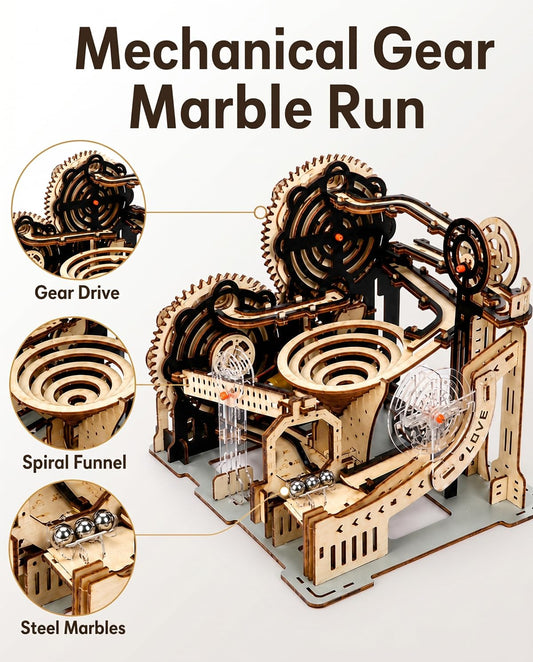 3D Wooden Puzzle Marble Run Model Kit G81962