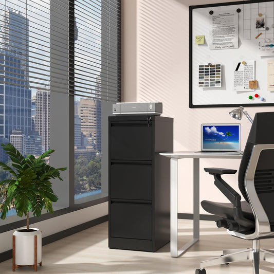 3 Drawer Metal File Cabinet with Lock Z704