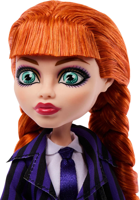 Purple Nevermore Academy Uniform Doll with Accessories B433