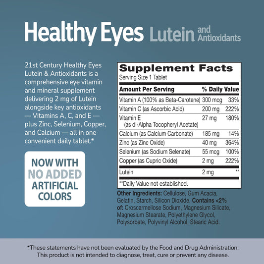 Lutein Vision Support Tablets, 60 Count P68901
