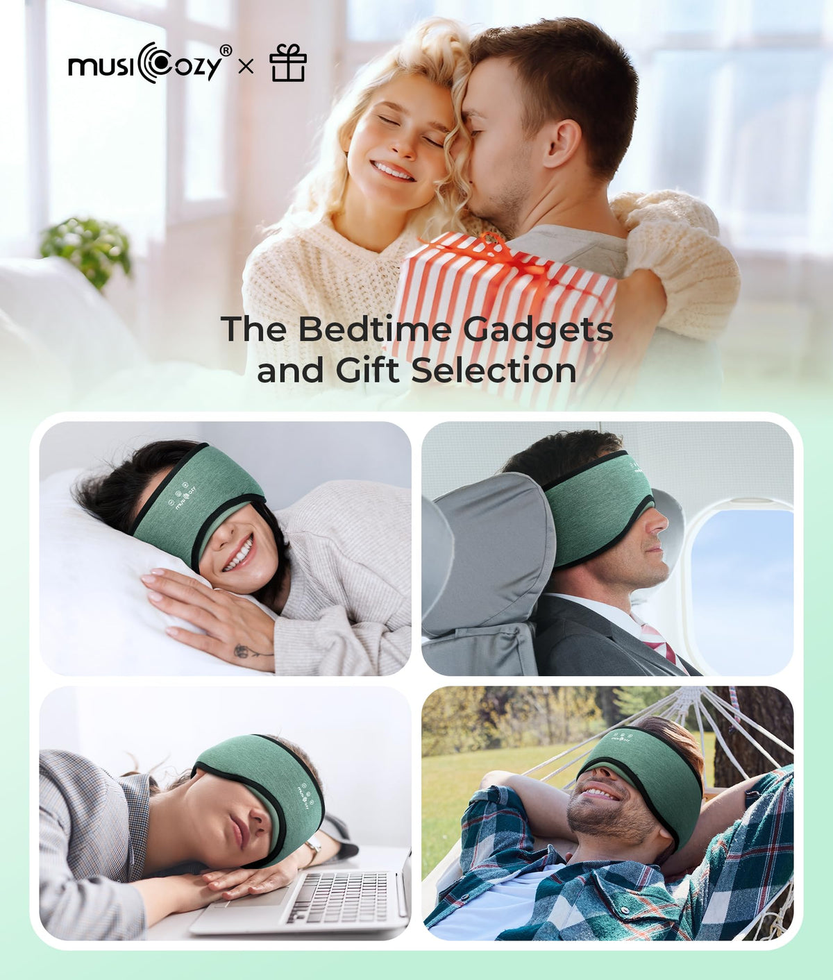 Sleep Mask with Bluetooth Headphones T598