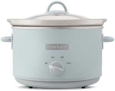 4.5 Quart Manual Slow Cooker – Macaroon Blue - Curated Catalog H8 RK