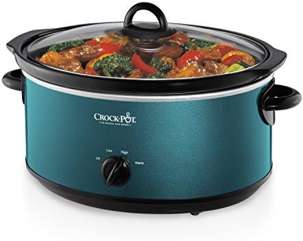 7 Quart Manual Slow Cooker – Turquoise - Curated Catalog W5 XZ