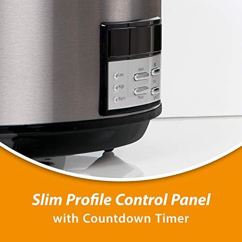 8 Quart Programmable Slow Cooker with Auto Warm - Curated Catalog N4 6T