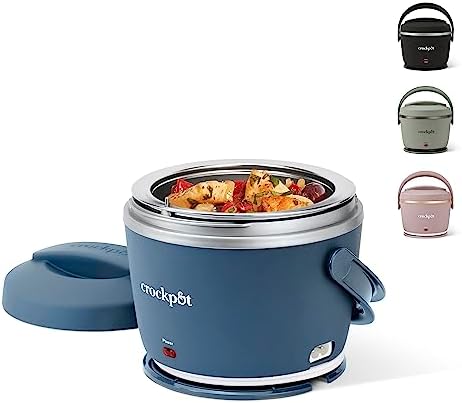 Electric Lunch Box Food Warmer 20oz – Faded Blue - Curated Catalog K5 NV