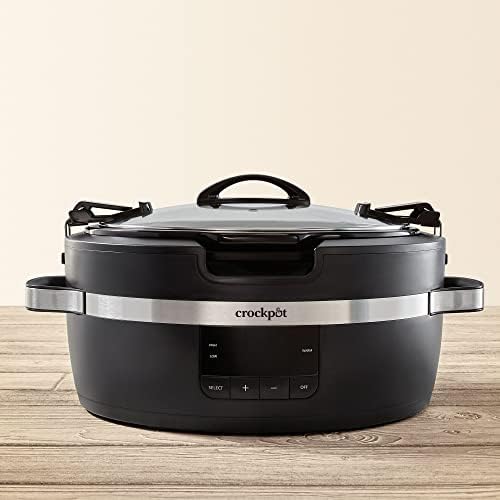 Thermoshield 6 Quart Slow Cooker with Carry Handles - Curated Catalog I4 JC