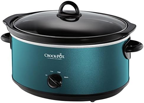 7 Quart Manual Slow Cooker – Turquoise - Curated Catalog W5 XZ