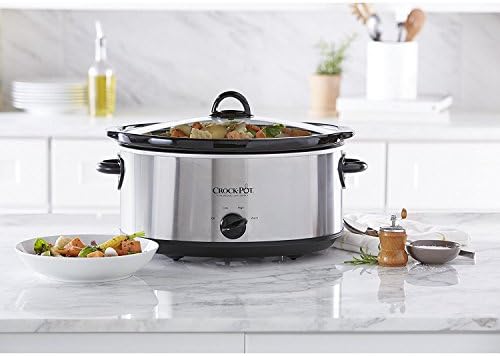 7 Quart Oval Manual Slow Cooker – Stainless Steel - Curated Catalog U8 P4