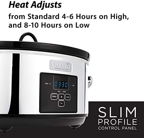 7 Quart Programmable Slow Cooker – Polished Platinum - Curated Catalog K6 JA