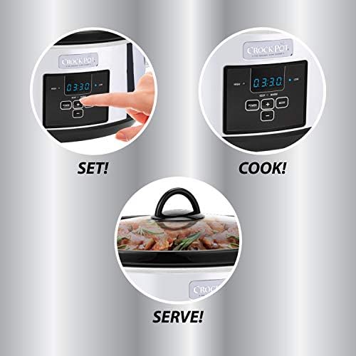7 Quart Programmable Slow Cooker – Polished Platinum - Curated Catalog K6 JA