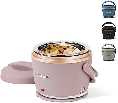 Electric Lunch Box Food Warmer 20oz – Blush Pink - Curated Catalog J5 6R
