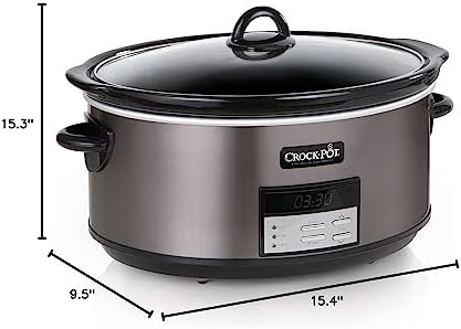 8 Quart Programmable Slow Cooker with Auto Warm - Curated Catalog N4 6T