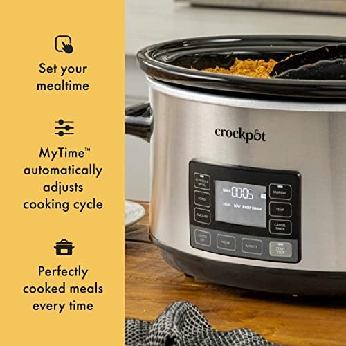 7 Quart Portable Programmable Slow Cooker with Timer - Curated Catalog O4 B1