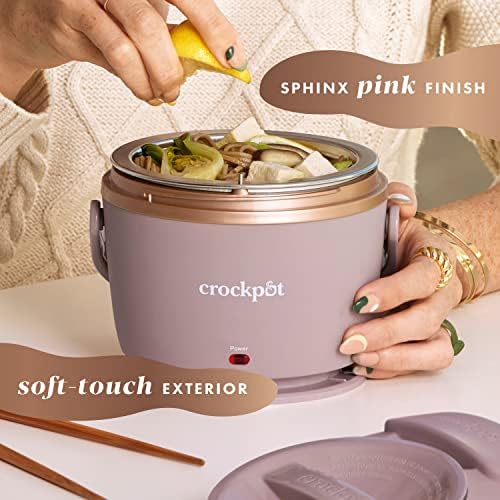 Electric Lunch Box Food Warmer 20oz – Blush Pink - Curated Catalog J5 6R