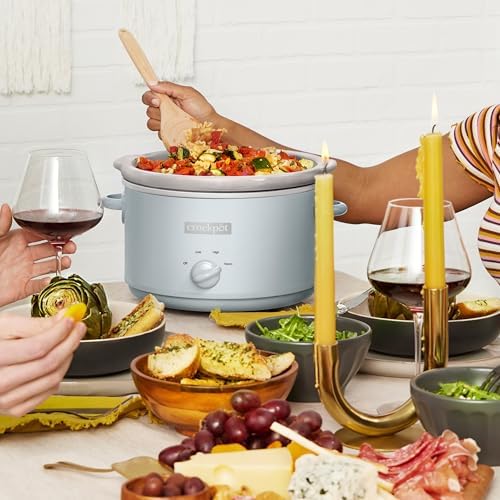 4.5 Quart Manual Slow Cooker – Macaroon Blue - Curated Catalog H8 RK