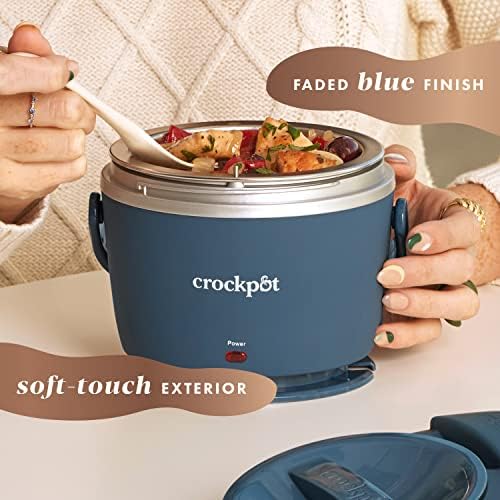 Electric Lunch Box Food Warmer 20oz – Faded Blue - Curated Catalog K5 NV