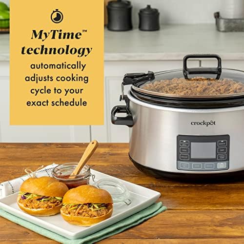 7 Quart Portable Programmable Slow Cooker with Timer - Curated Catalog O4 B1