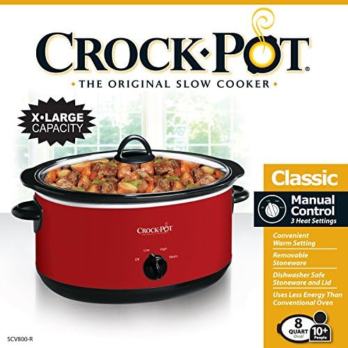 Express Crock 8 Quart Programmable Slow Cooker - Curated Catalog V6 UG