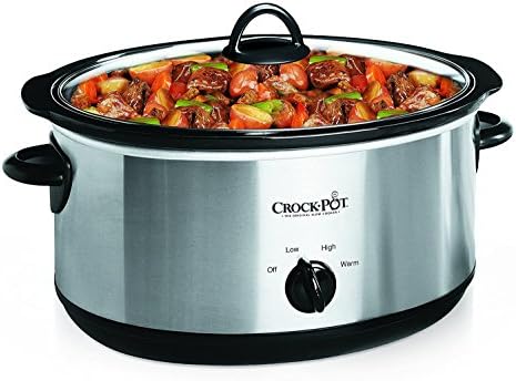 7 Quart Oval Manual Slow Cooker – Stainless Steel - Curated Catalog U8 P4