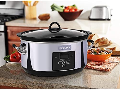 7 Quart Programmable Slow Cooker – Polished Platinum - Curated Catalog K6 JA