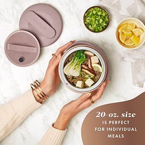 Electric Lunch Box Food Warmer 20oz – Blush Pink - Curated Catalog J5 6R