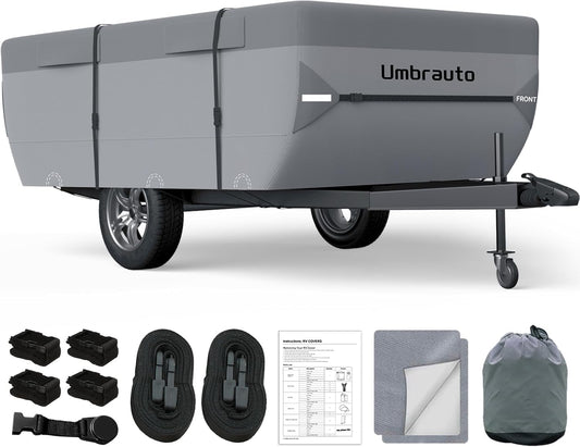 16'-18' 7 Layers Waterproof Polypropylene Pop Up Folding Camper Cover R5080
