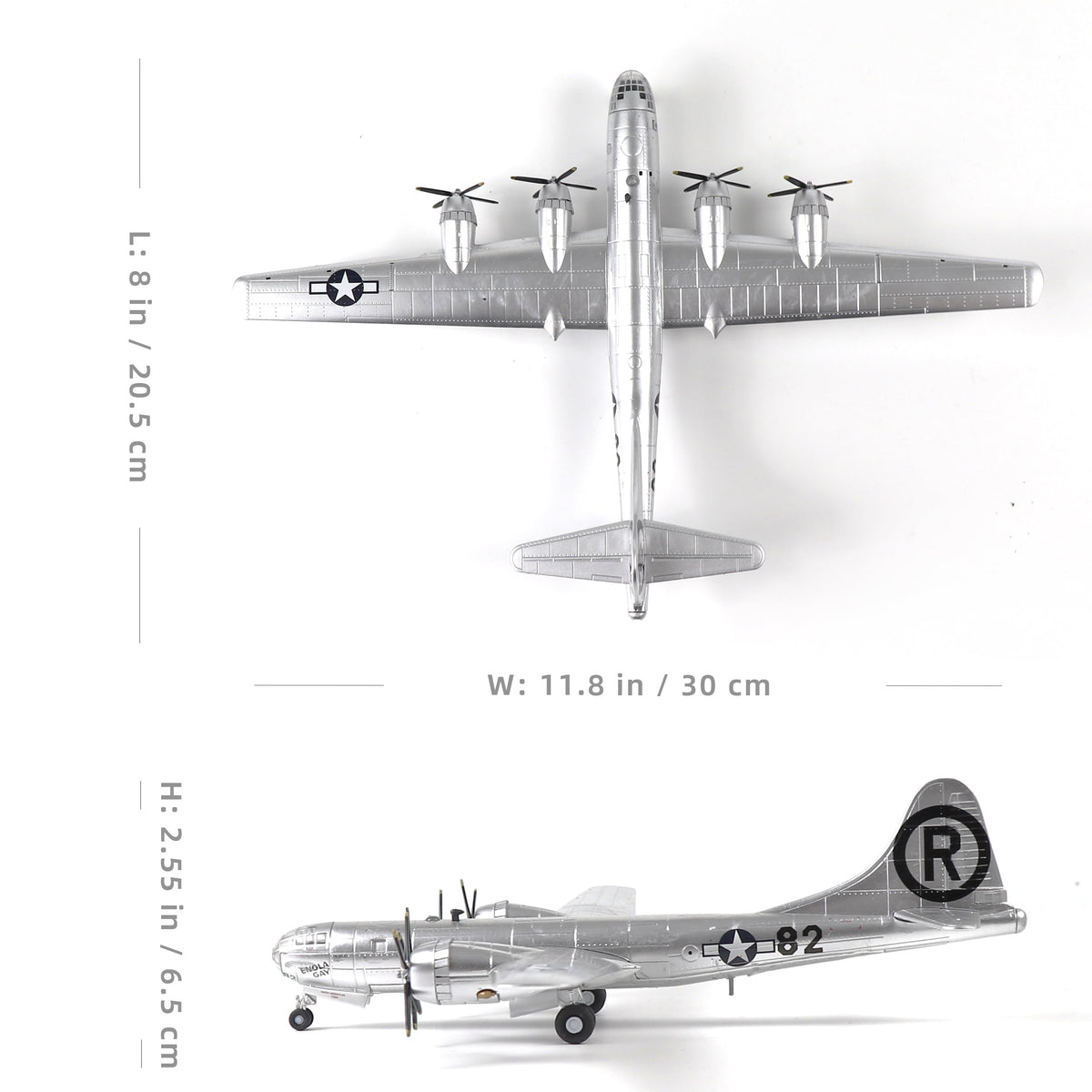 1/72 Scale B-29 Bomber Diecast Airplane Model Kit G11392