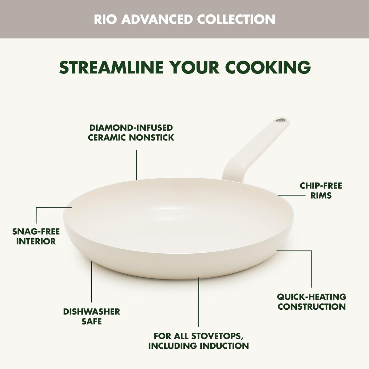 12 Piece Ceramic Nonstick Cookware Set N3871