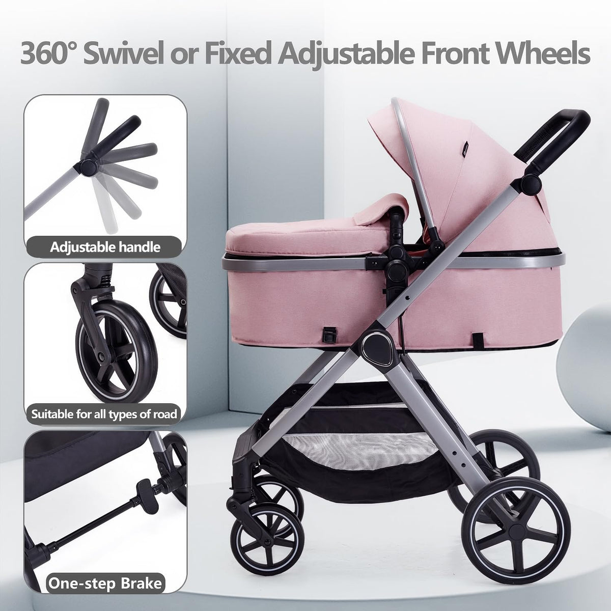 2 in 1 Convertible Baby Stroller S146872