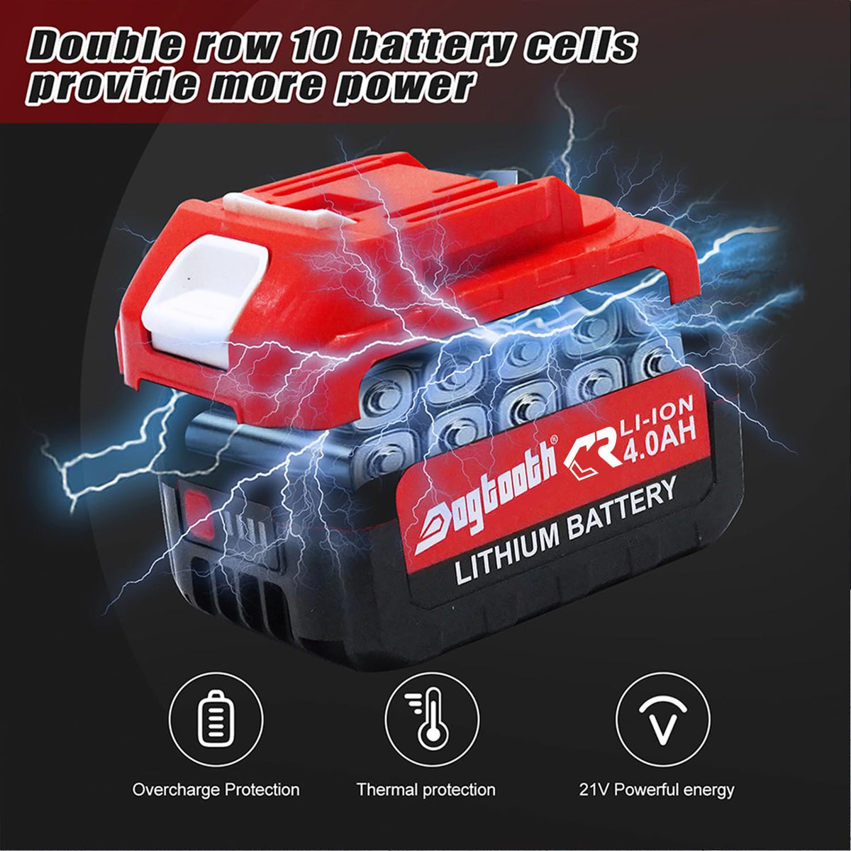 21V Cordless Drill Driver Electric Screwdriver Set with 2 Batteries and Charger Z7920