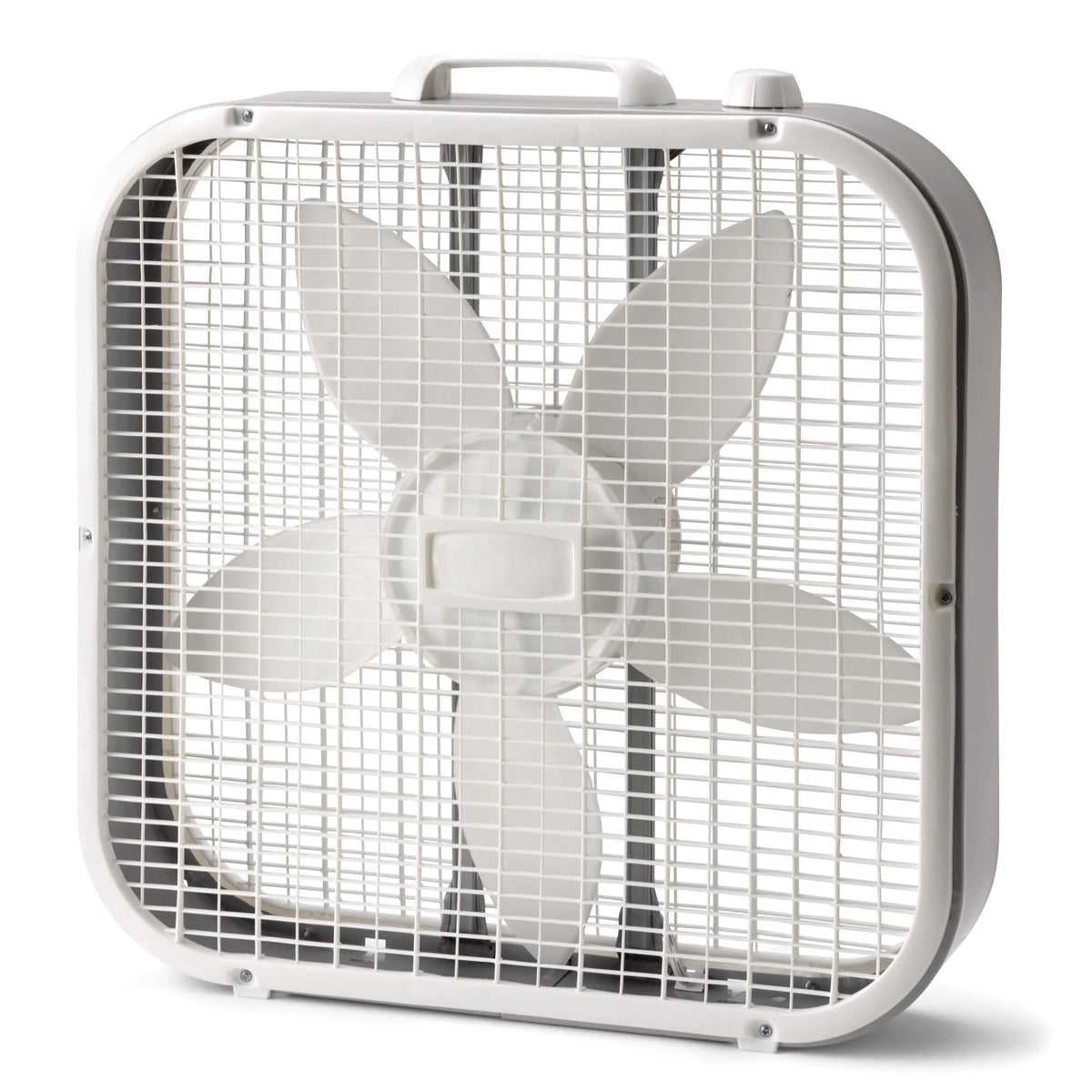 20" Classic Box Fan with 3 Speeds, White C947