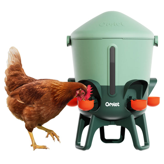 3 Gallon Insulated Chicken Waterer with Cups & Nipples S1175