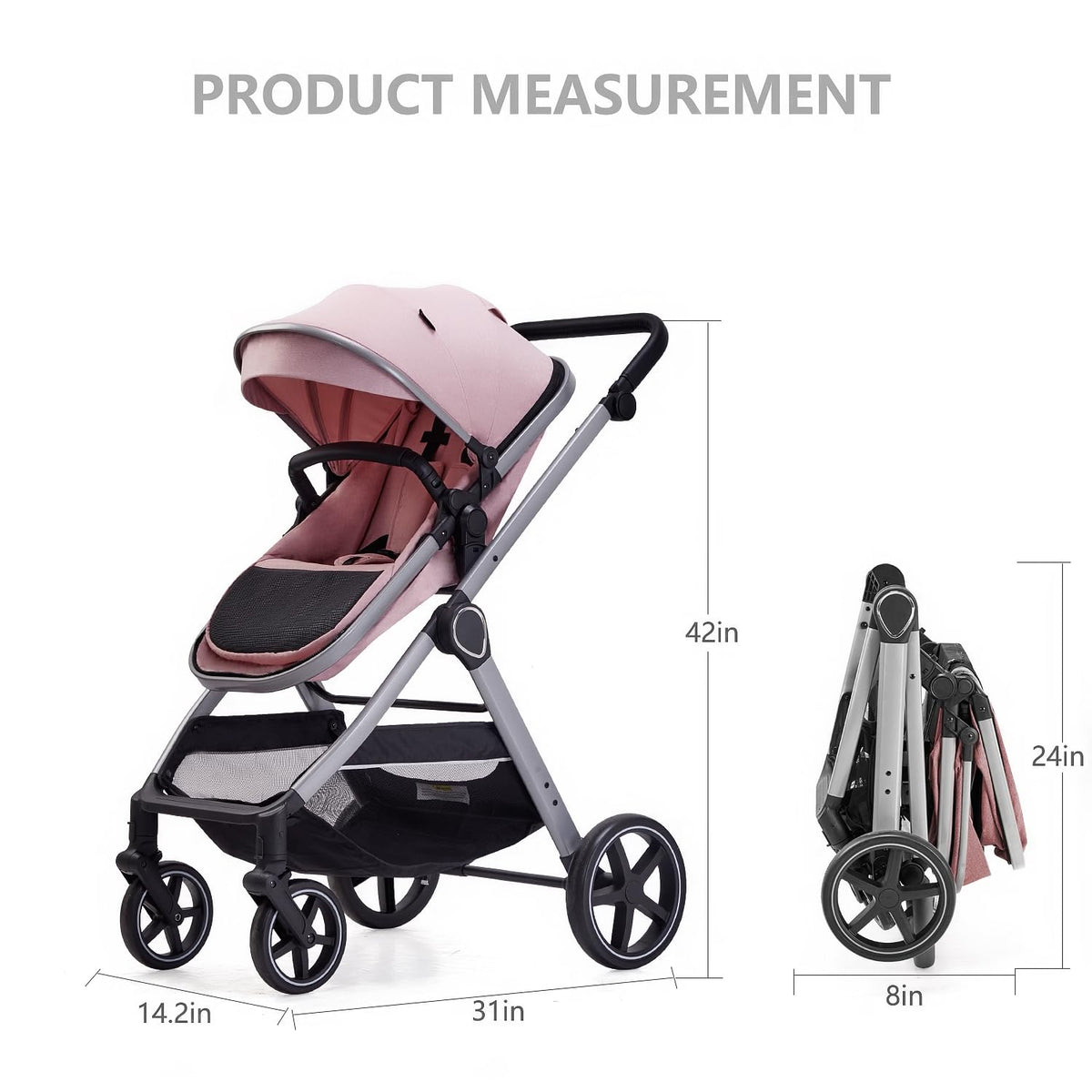 2 in 1 Convertible Baby Stroller S146872