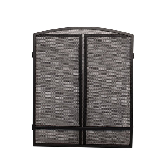 3-Panel Arch Screen with Double Bar T74852