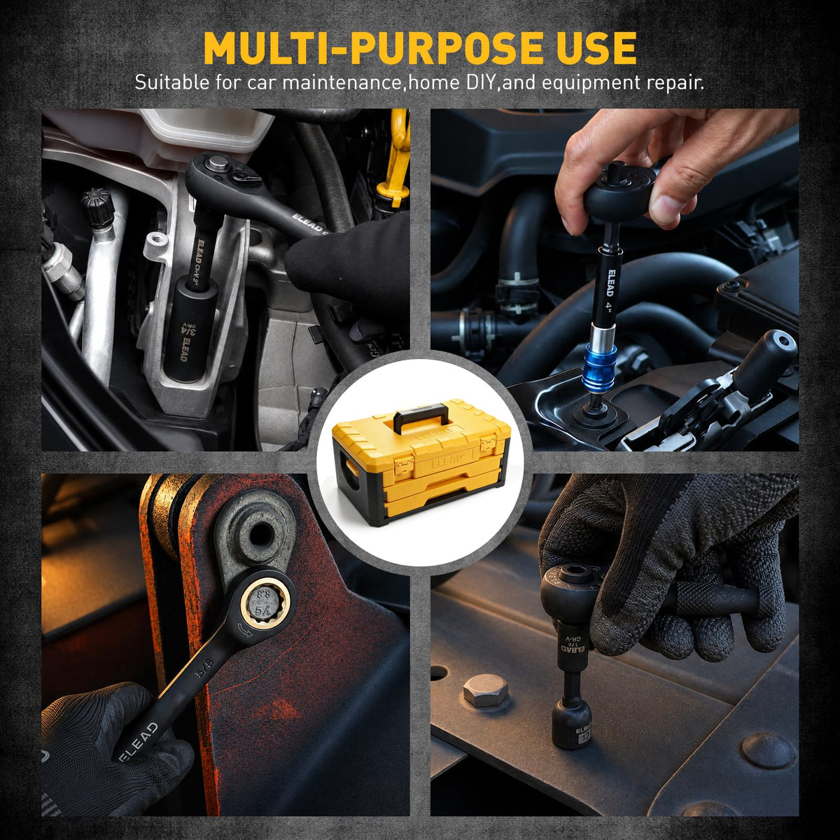 148-Piece SAE/Metric Mechanics Tool Set M4621