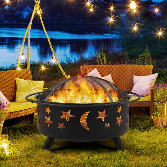 30in Wood Burning Fire Pit M85999