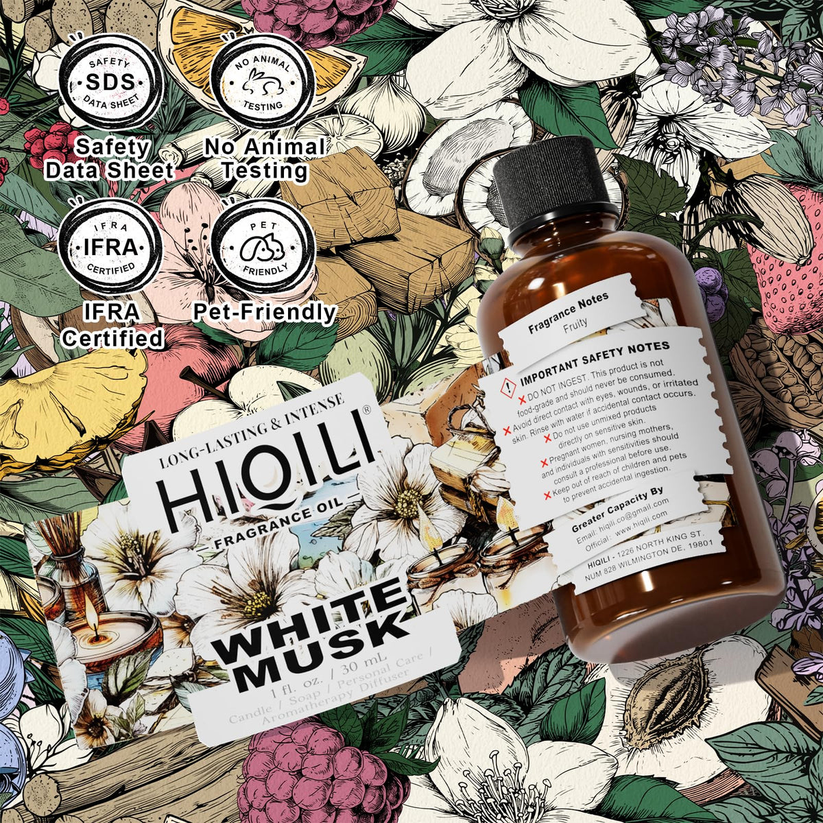 White Musk Fragrance Oil 1 Fl Oz G93280