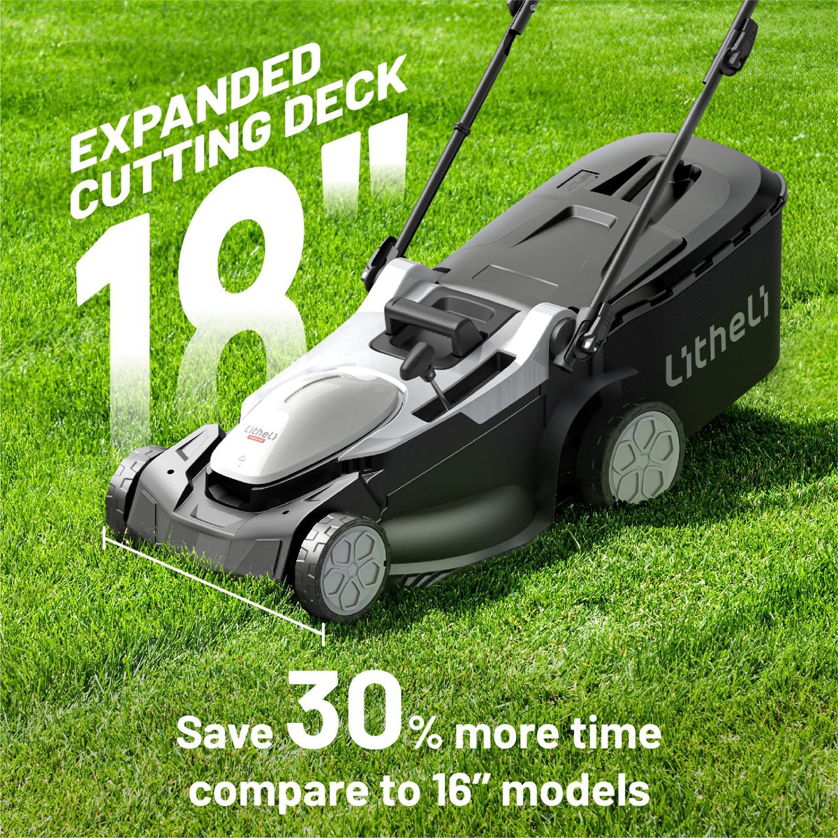 18" Cordless Electric Self Propelled Lawn Mower A880